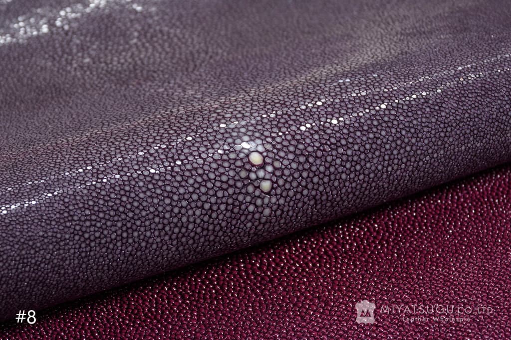 スティングレイ・銀擦り（エイ革・9インチ）｜革販売のミヤツグ - 皮革