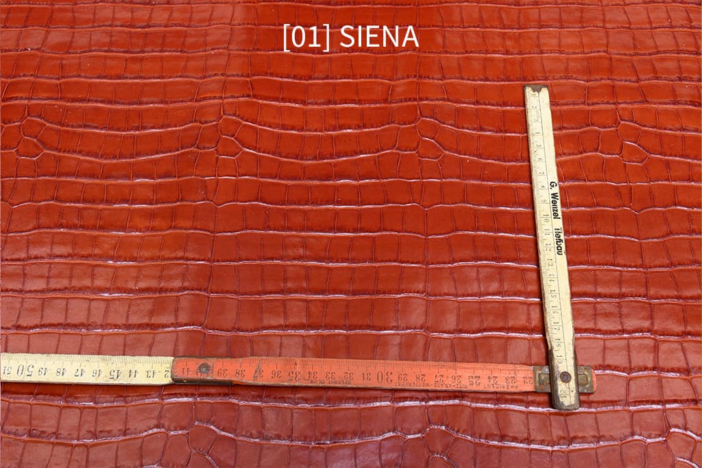 アウトレット】イタリア産クロコ型押しレザー｜革販売ミヤツグ - 皮革