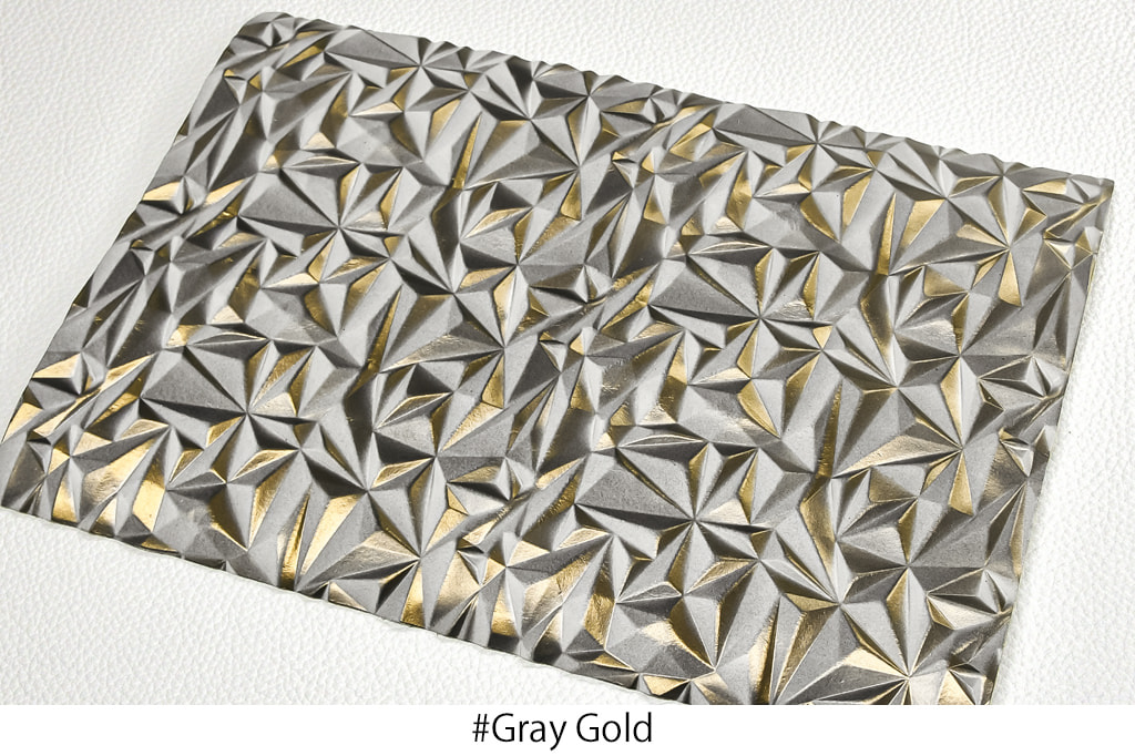 アウトレット】【A4サイズ】イタリア産ピラミッド型押しレザー｜革販売