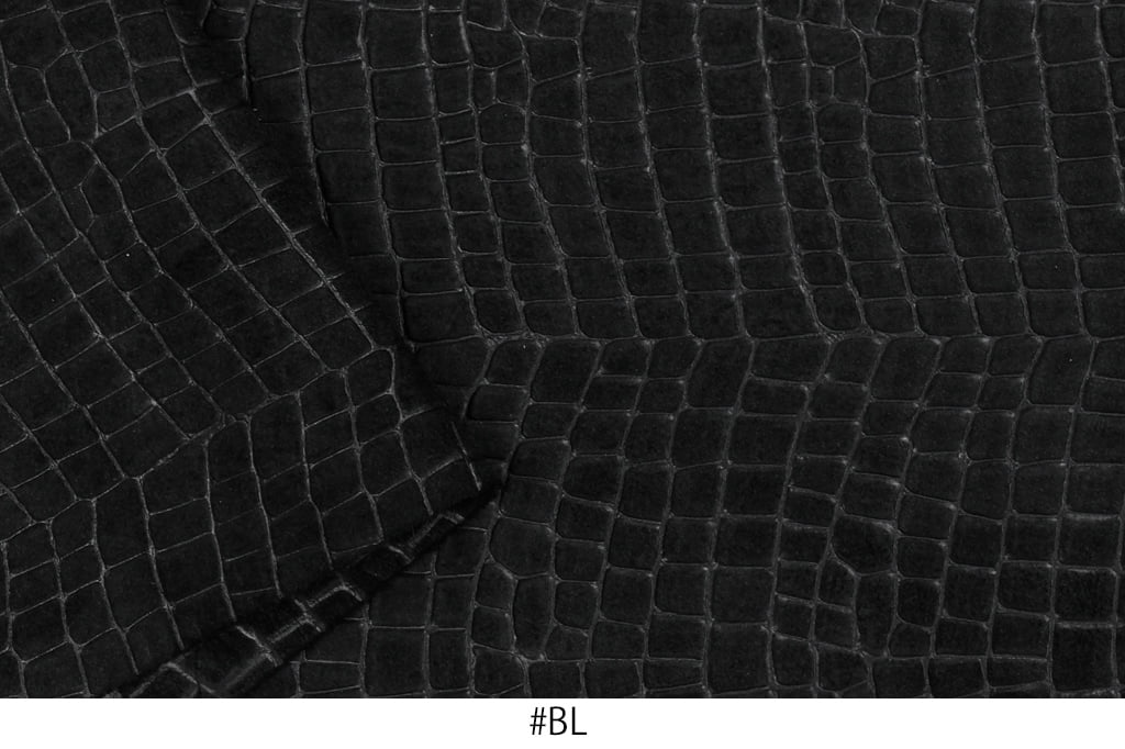アウトレット】イタリア産クロコ型押しアンチックスエード｜革販売の