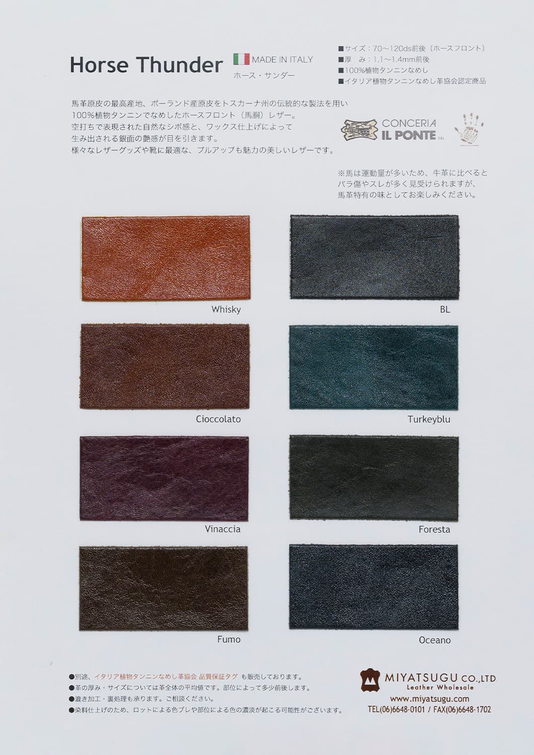 数量限定・特別価格】ホースサンダー/Horse Thunder（ホース